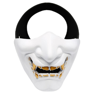 

Half Face Mask Lower Face Protective Mask for Camping Games Cosplay Party