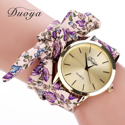 

DUOYA Brand Handmade Braided Women Wrist Watch Fashion Rope Ladies Quarzt Watches Relogio Feminino 533