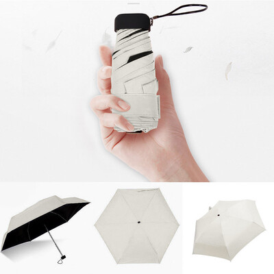 

Siaonvr Flat Lightweight Umbrella Parasol Folding Sun Umbrella Mini Umbrella