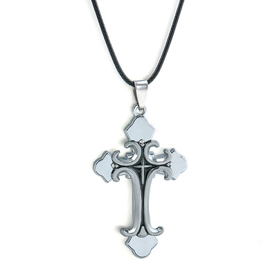 

Hot Fashion Cool Mens Cool Stainless Steel Layer Cross Pendant Necklace Accessories Jewelry Gift