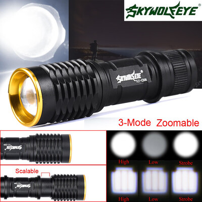 

Saidsome Super Bright Q5 AA14500 Zoomable LED Flashlight Torch Lamp 3 Modes flashlight lamp