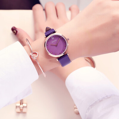 

Quartz ladies watch temperament belt shell face watch female casual ladies watch 8187