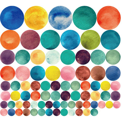 

〖Follure〗Polka Dot wall Stickers Home Decor Polka Dot Art Wall Decals Circle Decals