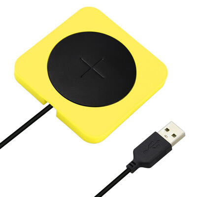 

Qi Wireless Round USB Charger Adapter Phone Fast Quick Charging Pad Device