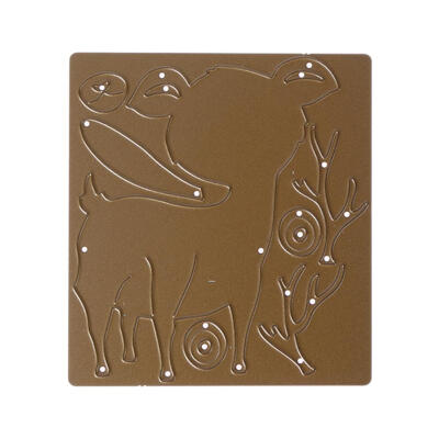 

Deer Metal Cutting Dies Stencils for DIY Scrapbooking Embossing Paper Card