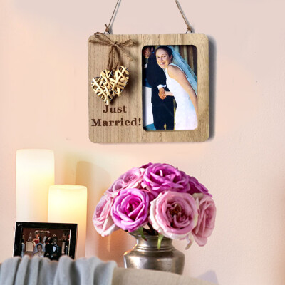 

Gobestart Picture Frame for Wedding Countdown Engaged Engagement Gifts Wall Table Decor