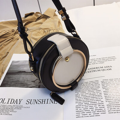 

Advanced sense bag foreign air female bag 2019 new wave Korean version of the girl cute small round bag fashion shoulder Messenger bag