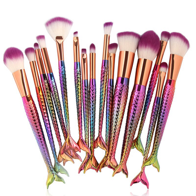 

〖Follure〗15PCS Make Up Foundation Eyebrow Eyeliner Blush Cosmetic Concealer Brushes