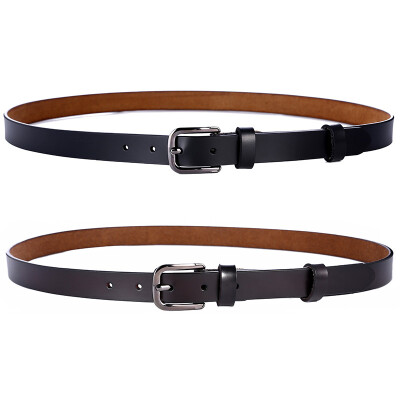 

Womens dress belt simple versatile porous thin belt womens small belt hollow with skirt
