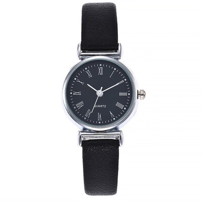 

RM Women Fashion Arabic Numerals Small Dial With Leather Quartz Watch
