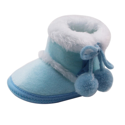 

Winter Baby Girl Cotton Boots Casual Shoes First Walkers Newborn Cute Non-slip Soft Sole Shoe