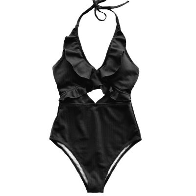 

Womens Backless One-Piece Bikini Monokini Push Up Padded Swimsuit Swimwear