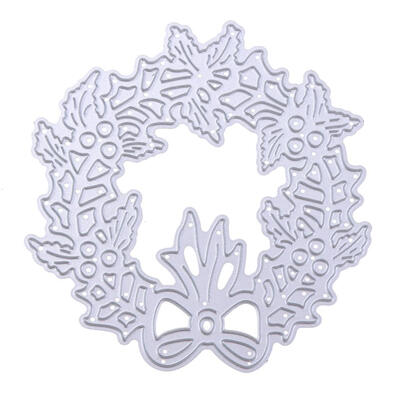 

Wreath Cutting Dies Stencils Scrapbook Embossing DIY Craft Gift Album Card