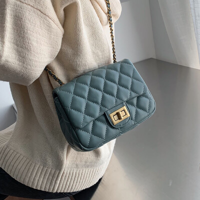 

Small fragrance texture bag female 2019 new Korean version of fashion wild high-end chain single shoulder slung small square bag