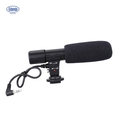 

Sidande Mic-01 Digital Video DV Camera Studio Stereo Camcorder 35mm Recording Microphone for Canon Nikon Pentax Olympus Panasonic
