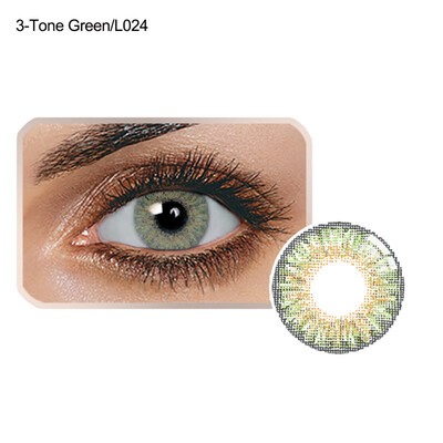 

1Pair 145mm DIA Unisex Fashion Blue Green Honey Brown Gray Colour Contact Lens
