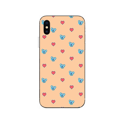 

BTS Bangtan Boys cartoon BT21 Soft Silicone Painting Case For Apple iPhone 6 6s 7 8 Plus X XR XS Max Soft TPU Printed Cover