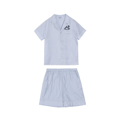 

CONYSON childrens pajamas short-sleeved suit boys gauze home service 5000
