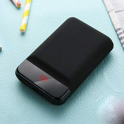 

Mini Portable Double Micro USB Mobile Power Bank 18650 Lithium Fast Charging Battery