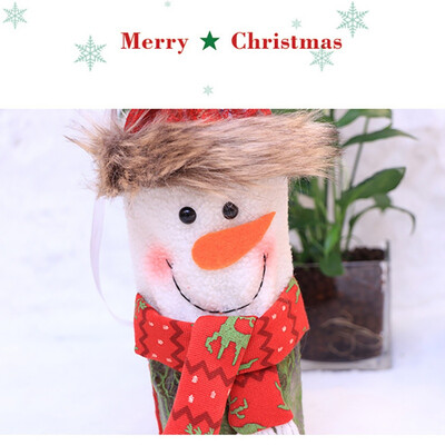 

Christmas Decoration Wine Bottle Cover Cute Cartoon Shape Concise Practical Durable Outdoor Tools New Arrival 2019