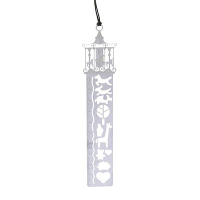 

Multi Function Innovative Drawing Bookmark Vintage Hollow Ruler