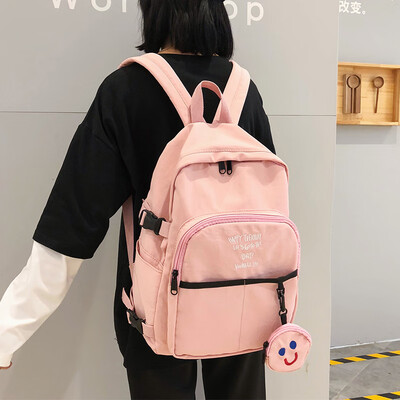 

School bag female Korean version of high school ins wind college students ancient campus backpack tide large capacity backpack shoulder Japanese