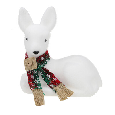

〖Follure〗White Foam Christmas Deer For Christmas Tree Decoration Kids Gift Home Decor