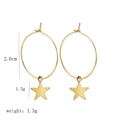 

EK711 Bohemian Luxurious Crystal Rhinestone Beads Geometric Hoop Earrings For Women Jewelry Gold Color Shiny Circle Earrings