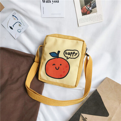 

Student Partys bag inclined bag womens canvas Korean ins wind-style single-shoulder bag&womens ulzzang