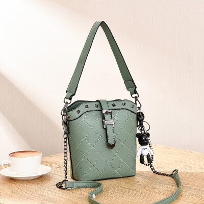 

Summer ladies tide Korean fashion Joker chain shoulder Messenger bag leisure bucket bag