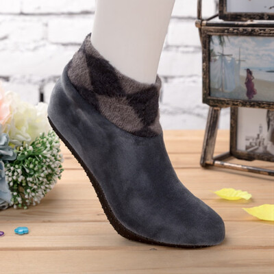 

Men Winter Warm Soft Low Cut Socks Quality Fleece Thick Bed Sock Non Slip Floor Socks Napping Indoor Floor Socks