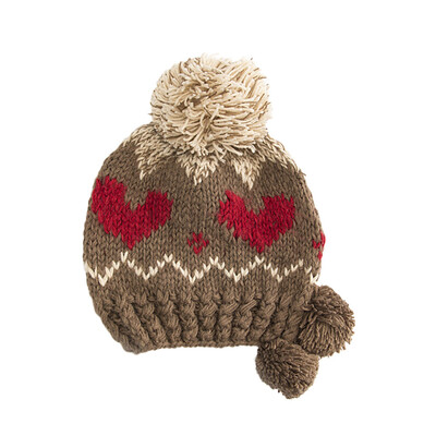 

Tailored Cable Knitted Bobble Hat Plain Mens Womens Beanie Warm Winter Pom Wooly Cap