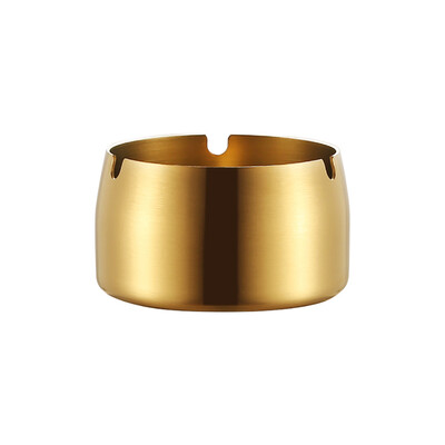 

Toponeto Stainless Steel High Temperature Resistant Drop Resistant Round Design Ashtray