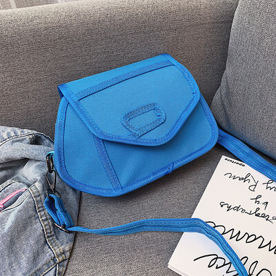 

Canvas bag female Korean version of the wild simple broadband shoulder diagonal package fashion casual small square pack