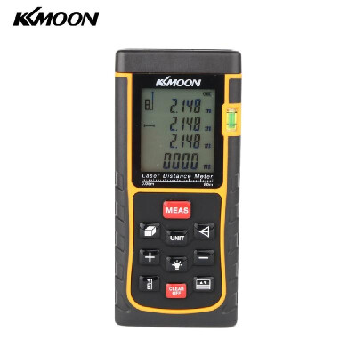 

KKmoon RZE-80 80m262ft Digital Laser Distance Meter Range Finder Measure Distance Area Volume with Bubble Level