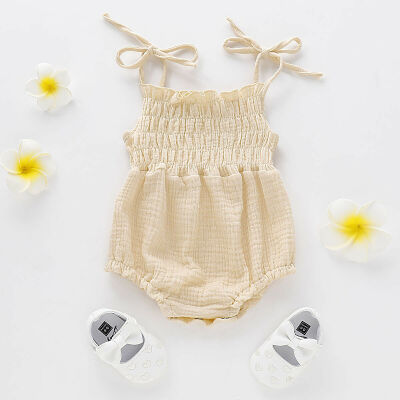 

Infant Baby Kids Girl Jumpsuit Romper Bodysuit Cotton Summer Clothes Outfits