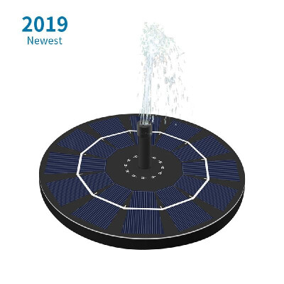 

Solar-power Fountain Brushless Pump Plants Watering Kit with Polycrystalline Solar Panel for Bird Bath Garden Pond Energy-saving E