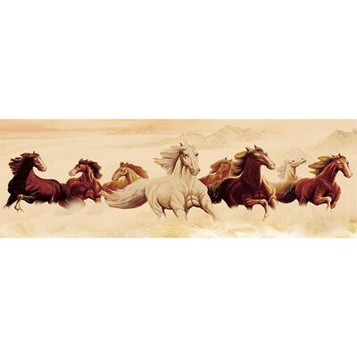 

5D DIY Full Drill Diamond Painting Running Horses Cross Stitch Embroidery