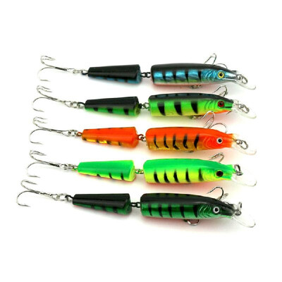 

5PCS 105cm96g Bisection Plastic Artificial Fishing Tools Jointed Fishing Lure Jerk Fish Tackle High Imitation Swim Bait