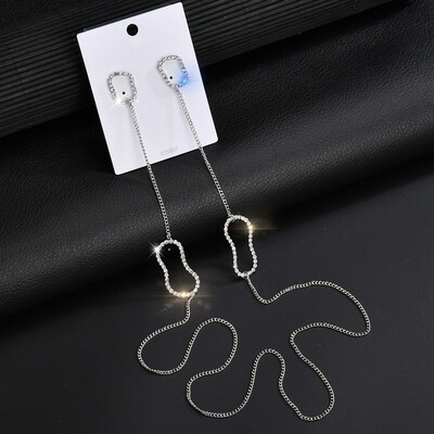 

New Top Quality 925 Necklace Silver Pin For Woman Hyperbole Party Chain Necklaces Copper Pearl Stainless Steel Jewelry Necklace