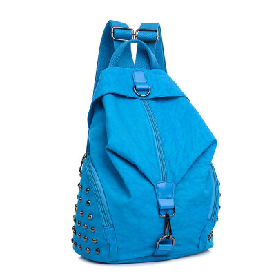 

AOILDLLI New Arrived Backpack Women School Bags For Teenage Girls Boys Nylon Casual Rivet Zipper Waterproof Travel Bags