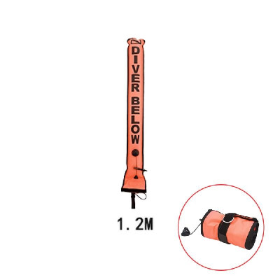 

12M 15M 18M Colorful Visible Inflatable Signal Tube Scuba Diving Surface Signal Marker Buoy Sausage Signal Marker Diving Scuba