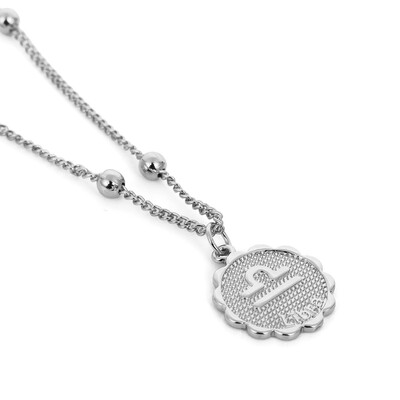 

Star Zodiac Sign 12 Constellation Necklaces & Pendants Choker Beads Coin Necklaces for Women Long Chain Necklace bijoux femme