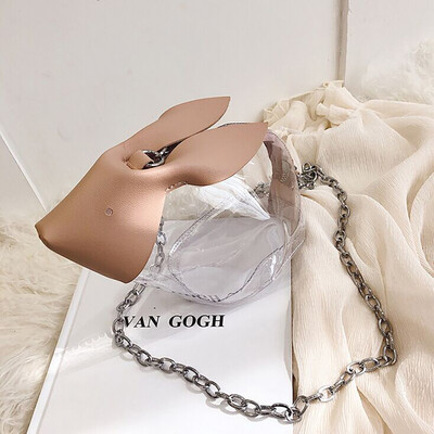 

Tailored Women New Fashion Chain Transparent Rabbit Bag Crossbody Messenger Shoulder Bag