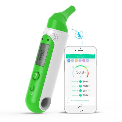 

Koogeek Smart Thermometer Infrared Sensor Dual Modes Forehead & Ear Temperature Non-contact Instant Read for Baby Child&Adult