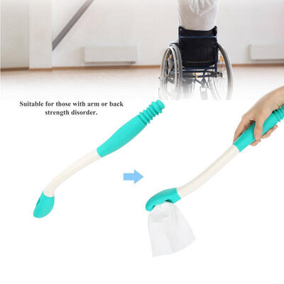 

Greensen Long Handle Reach Comfort Bottom Wiper Holder Toilet Paper Tissue Grip Self Wipe Aid Helper