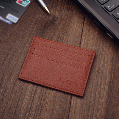 

Tailored Men Card Pack Student Wallet Mini ID Card Holder Wallet Travel Card Pack Bag