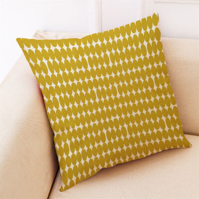 

Toponeto Pattern Pillowcase Linen Sofa Cushion Cover Home Decoration Pillowcase