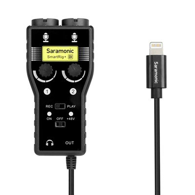 

Saramonic SmartRig Di Two-Channel Mic&Guitar Interface with Lightning Connector for iOS Devices