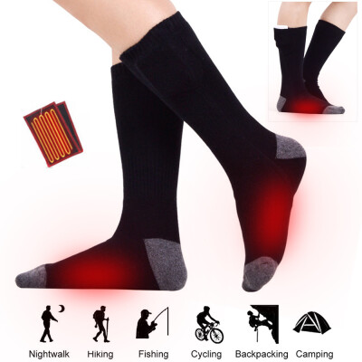 

Wireless Battery Heated Socks Electric Rechargeable Heat Socks Kit Motorcycle Hunting Skiing Cotton Thick Thermal Socks Battery Po